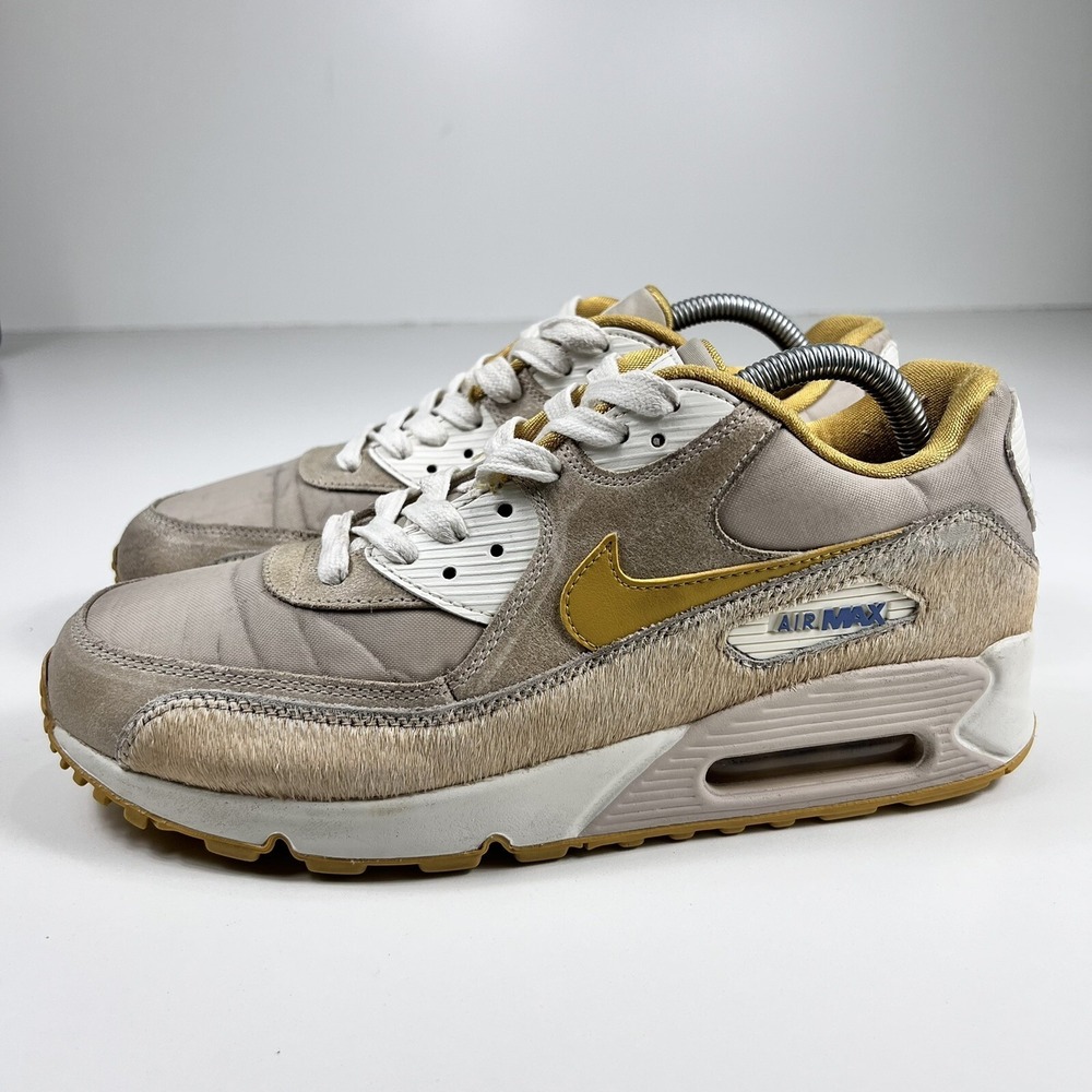 Nike Air Max '90 String Wheat Gold Sail AT4968-200 Running Shoes Womens Size 10